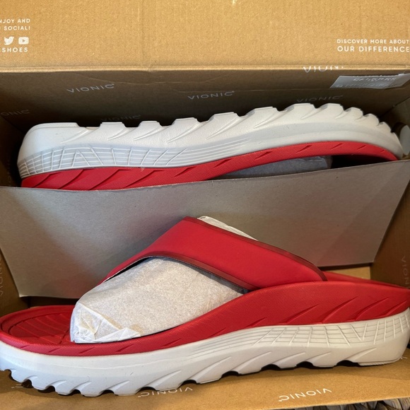 Vionic All Gender Blissful Recovery Restore Sandals Flip Flop Slippers Womens 13 - Picture 13 of 15